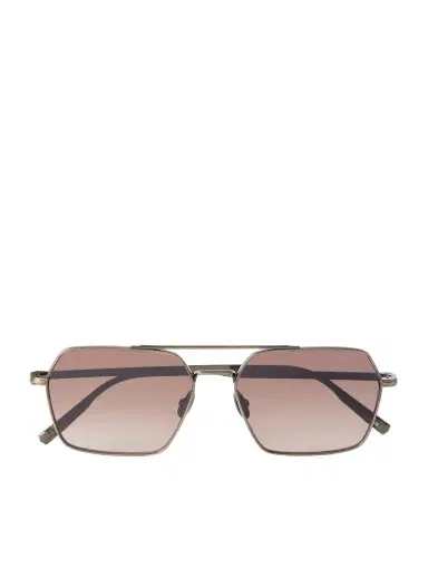 Garrett Leight California Optical Alta Hexagon-Frame Titanium Sunglasses - Men | Thumbnail 1