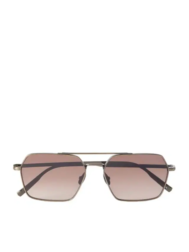 Alta Hexagon-Frame Titanium Sunglasses - Men