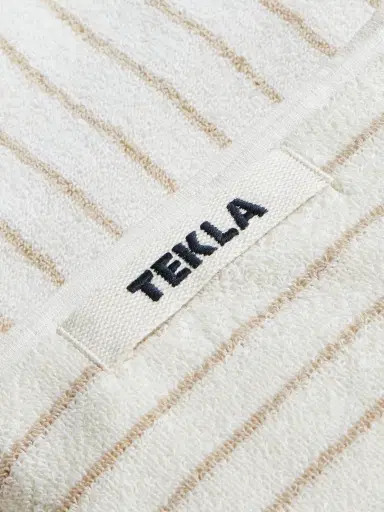 Tekla Set of Three Logo-Appliquéd Striped Organic Cotton Towels - Men | Thumbnail 3