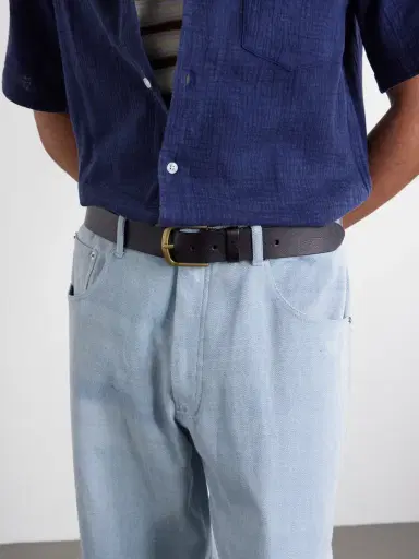 Corridor 3cm Leather Belt - Men | Thumbnail 2