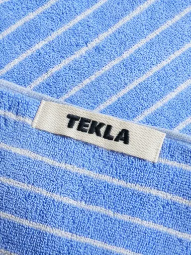 Tekla Set of Three Logo-Appliquéd Striped Organic Cotton Towels - Men | Thumbnail 3