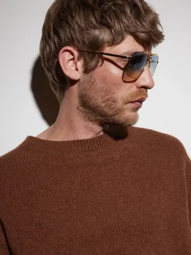 Cutler and Gross 1424 Aviator-Style Silver-Tone Sunglasses - Men | Thumbnail 4 Cutler and Gross 1424 Aviator-Style Silver-Tone Sunglasses - Men | Thumbnail 4