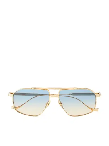 Cutler and Gross 1424 Aviator-Style Silver-Tone Sunglasses - Men | Thumbnail 1 Cutler and Gross 1424 Aviator-Style Silver-Tone Sunglasses - Men | Thumbnail 1