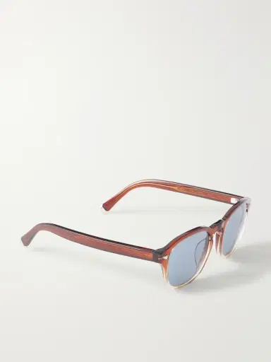 Brunello Cucinelli Round-Frame Acetate Sunglasses - Men | Thumbnail 3