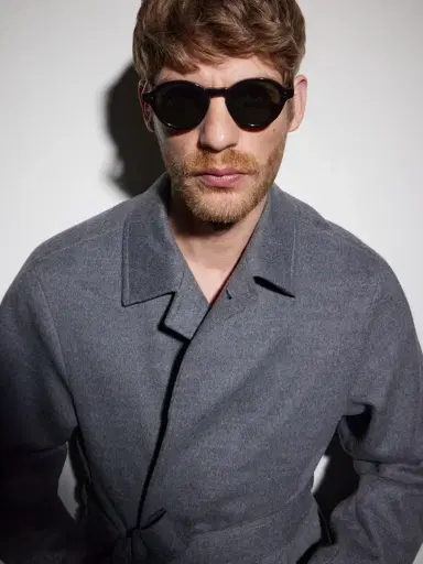 Garrett Leight California Optical Flipper Round-Frame Acetate Sunglasses - Men | Thumbnail 2