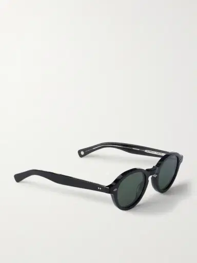 Garrett Leight California Optical Flipper Round-Frame Acetate Sunglasses - Men | Thumbnail 3