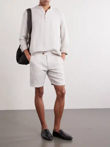 MR P. Linen Shirt - Men | Thumbnail 2 MR P. Linen Shirt - Men | Thumbnail 2
