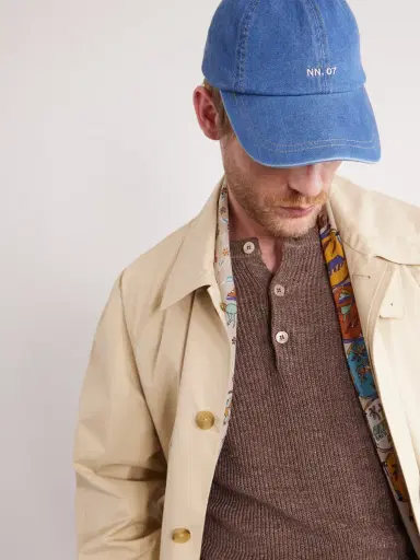NN07 Logo-Embroidered Denim Baseball Cap - Men | Thumbnail 2 NN07 Logo-Embroidered Denim Baseball Cap - Men | Thumbnail 2