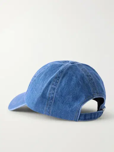 NN07 Logo-Embroidered Denim Baseball Cap - Men | Thumbnail 4 NN07 Logo-Embroidered Denim Baseball Cap - Men | Thumbnail 4