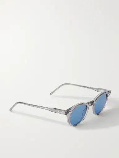 Thom Browne Round-Frame Acetate Sunglasses - Men | Thumbnail 3