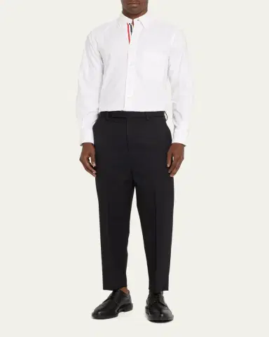 Thom Browne Men's Classic Long Wing Brogue Shoes | Thumbnail 3