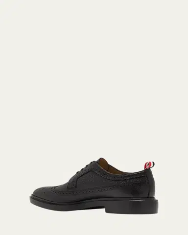 Thom Browne Men's Classic Long Wing Brogue Shoes | Thumbnail 4