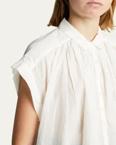 Nili Lotan Normandy Cotton Voile Blouse | Thumbnail 4