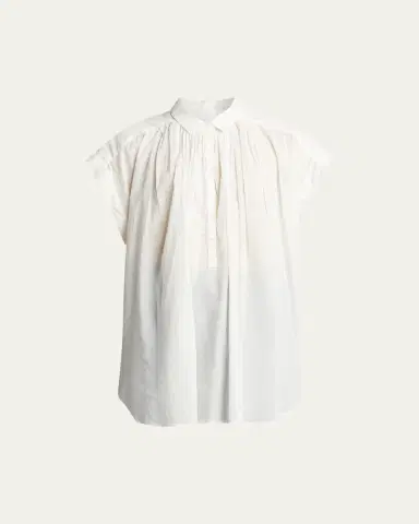 Nili Lotan Normandy Cotton Voile Blouse | Thumbnail 5