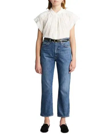 Nili Lotan Normandy Cotton Voile Blouse | Thumbnail 1