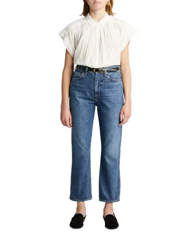 Nili Lotan Normandy Cotton Voile Blouse