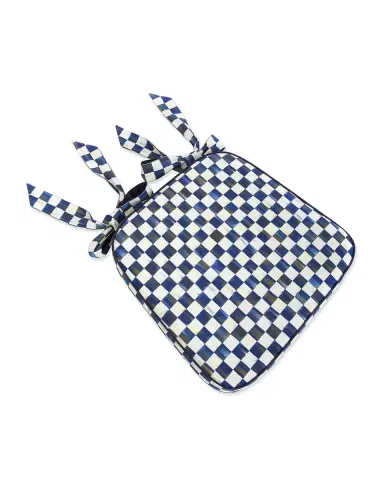 MacKenzie-Childs Royal Check Chair Cushion | Thumbnail 2 MacKenzie-Childs Royal Check Chair Cushion | Thumbnail 2