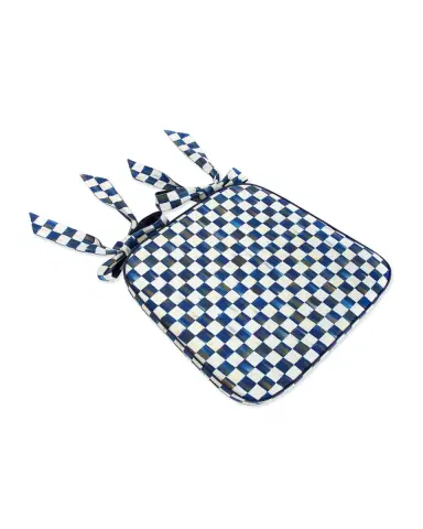 MacKenzie-Childs Royal Check Chair Cushion | Thumbnail 4 MacKenzie-Childs Royal Check Chair Cushion | Thumbnail 4