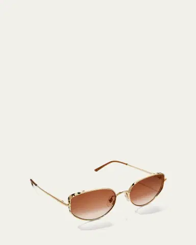 Cartier Panthere Metal Cat-Eye Sunglasses | Thumbnail 2