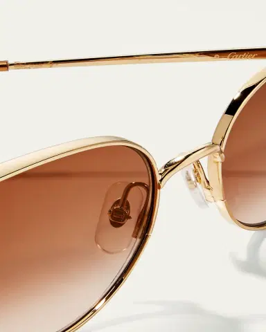 Cartier Panthere Metal Cat-Eye Sunglasses | Thumbnail 4