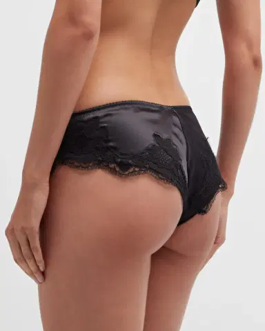 Dolce & Gabbana Satin Lace-Trim Soft Triangle Bra | Thumbnail 4 Dolce & Gabbana Satin Lace-Trim Soft Triangle Bra | Thumbnail 4