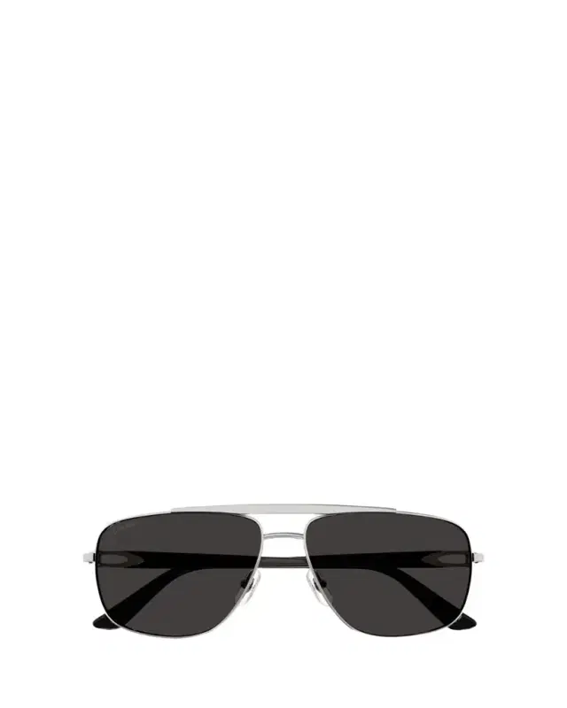 Cartier Men's C-Logo Aviator Sunglasses