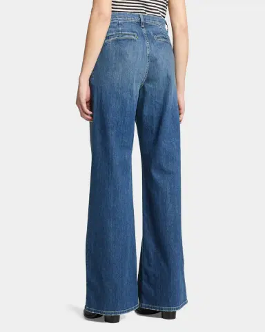 Nili Lotan Flora Pleated Wide-Leg Trouser Jeans | Thumbnail 7
