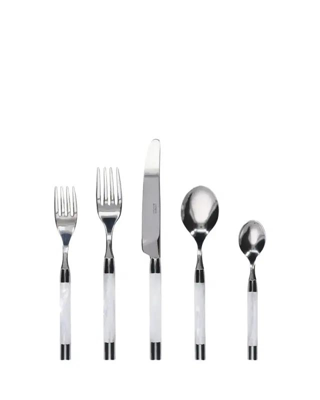 Capdeco Conty 5-Piece Place Setting, White