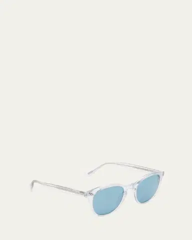 Oliver Peoples Desmon Round Polarized Acetate Sunglasses | Thumbnail 2
