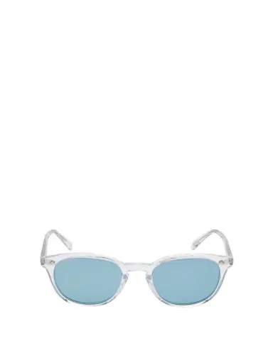 Oliver Peoples Desmon Round Polarized Acetate Sunglasses | Thumbnail 1
