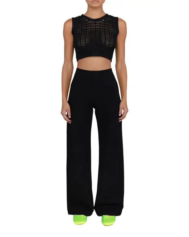 Rio Wide-Leg Ponte Pants