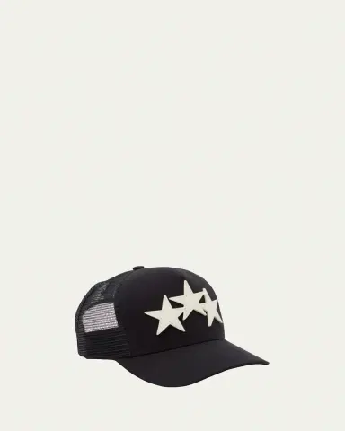 AMIRI Men's 3-Star Trucker Hat | Thumbnail 3