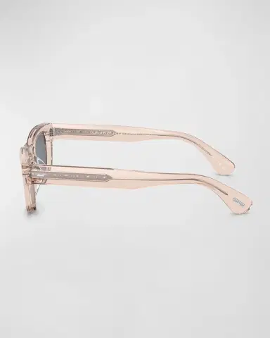 Oliver Peoples Semi-Transparent Acetate & Crystal Rectangle Sunglasses | Thumbnail 6 Oliver Peoples Semi-Transparent Acetate & Crystal Rectangle Sunglasses | Thumbnail 6
