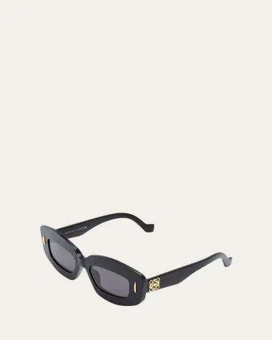 Loewe Anagram Acetate Rectangle Sunglasses | Thumbnail 2