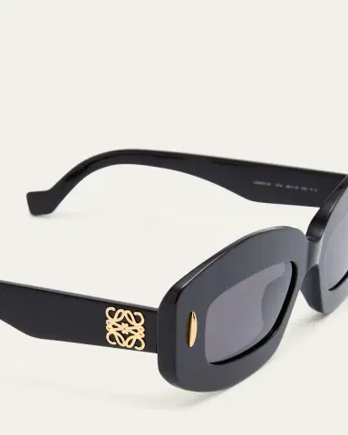 Loewe Anagram Acetate Rectangle Sunglasses | Thumbnail 4