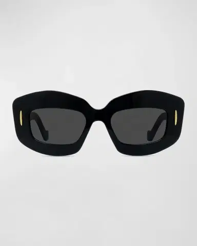 Loewe Anagram Acetate Rectangle Sunglasses | Thumbnail 8