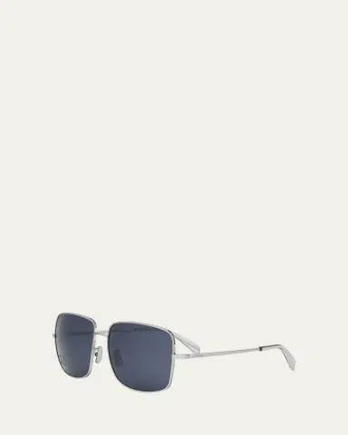 Celine Rhinestone Triomphe Metal Square Sunglasses | Thumbnail 2 Celine Rhinestone Triomphe Metal Square Sunglasses | Thumbnail 2