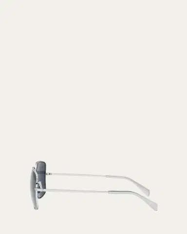 Celine Rhinestone Triomphe Metal Square Sunglasses | Thumbnail 3 Celine Rhinestone Triomphe Metal Square Sunglasses | Thumbnail 3
