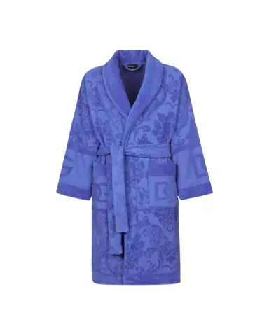 Dolce & Gabbana DG Logo Jacquard Bathrobe | Thumbnail 1 Dolce & Gabbana DG Logo Jacquard Bathrobe | Thumbnail 1