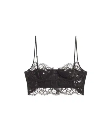 Kiki De Montparnasse Camille Scalloped Lace Longline Bra | Thumbnail 1 Kiki De Montparnasse Camille Scalloped Lace Longline Bra | Thumbnail 1