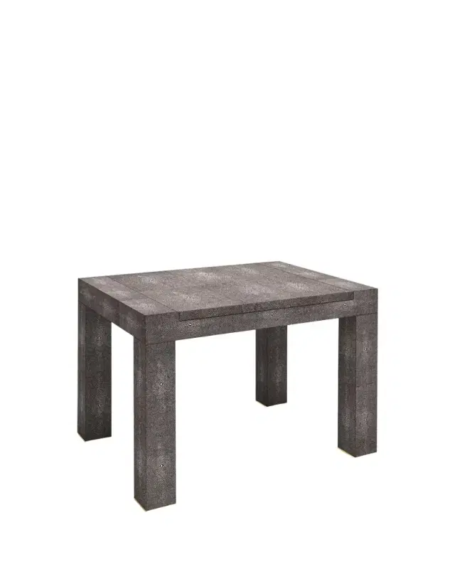 AERIN Faux Shagreen Chess Side Table