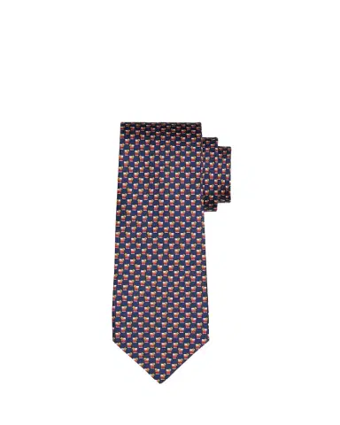 Ferragamo Men's Cocktail-Print Silk Tie | Thumbnail 1