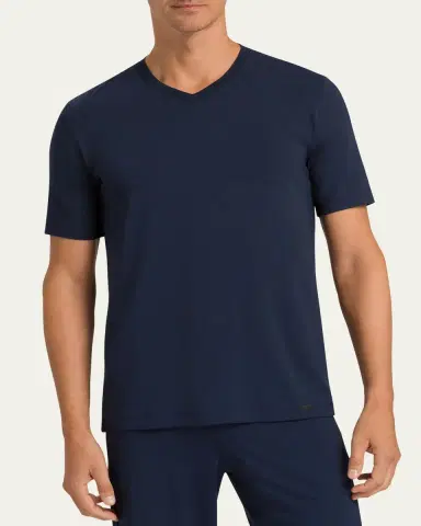 Hanro Men's Casual V-Neck T-Shirt | Thumbnail 2
