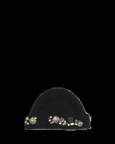 AMIRI Men's Chunky Crystal Beanie Hat | Thumbnail 2