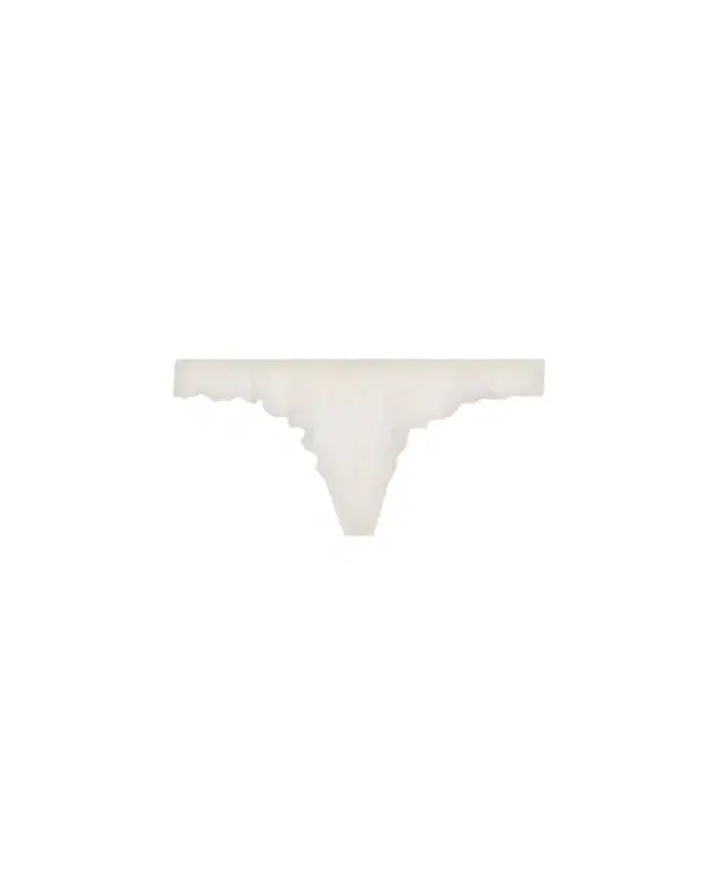 Leche Moi Scalloped Lace Thong