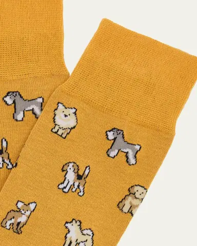 Paul Smith Men's Kyoto Dogs Crew Socks | Thumbnail 6