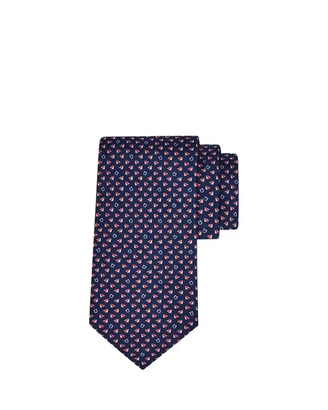 Men's Mail Print Silk Tie