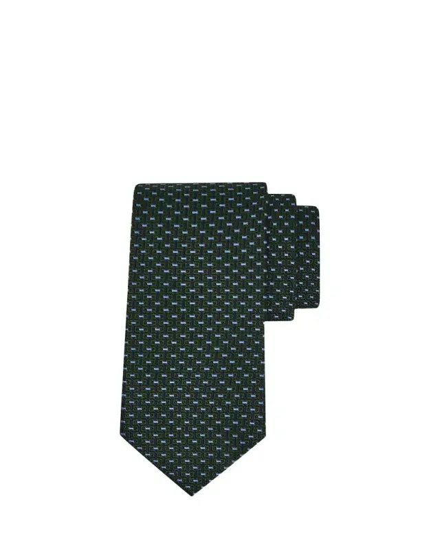 Men's Woven Geometric Jacquard Silk Tie