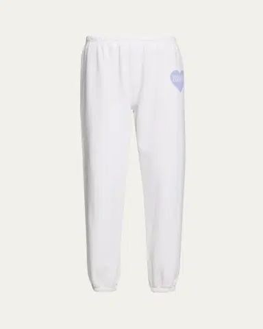 Sprwmn Logo Heart Fleece Sweatpants | Thumbnail 6 Sprwmn Logo Heart Fleece Sweatpants | Thumbnail 6
