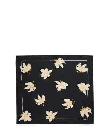 Valentino Garavani Apres L'Hiverlilium Silk Foulard Scarf | Thumbnail 1